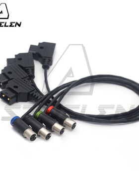 DTAP B口转短miniXLR4孔Sound devices 833/Scorpio 天蝎座电源线