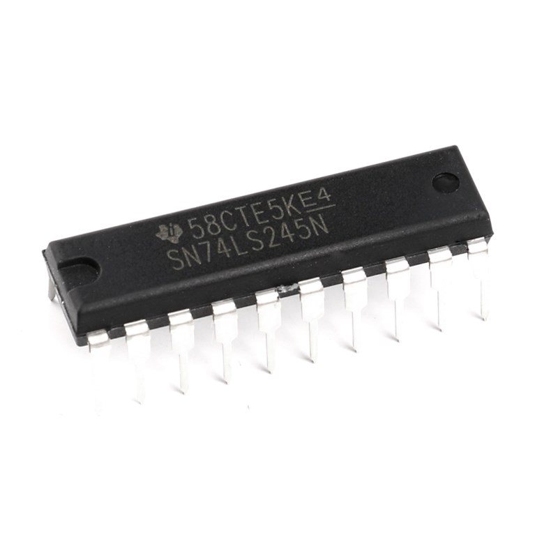 原装正品 直插 SN74LS245N 八同相三态总线收发器逻辑芯片 DIP-20