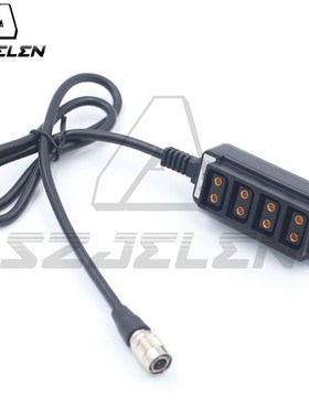 适用索尼 f55/FS7 4针12v输出电源B口一分四D-TAP扩展电源线