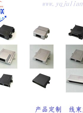 24/39/48/56/80P汽车ECU铝壳油改气保护外壳 壳体 银白色黑色喷漆