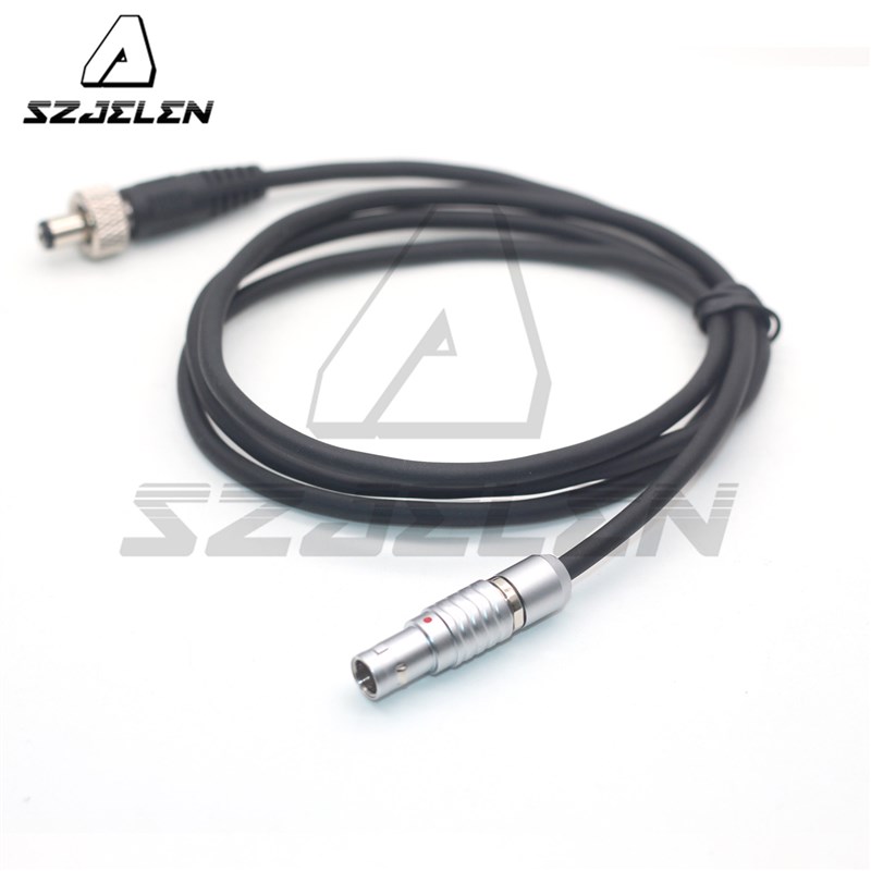 12V 2针转DC2.1带锁视威图传电源线 702监视器电源线 60/80cm