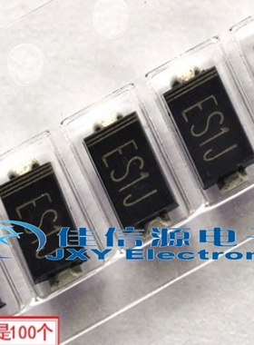 贴片 快恢复二极管 SF18 ES1J SMA 1A 600V 2000只/盘=108元