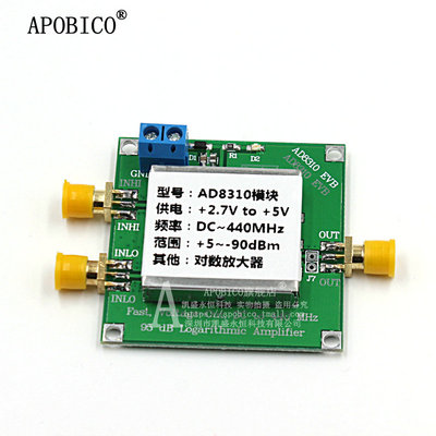 直流至440 MHz  电压输出 90 dB对数放大器  AD8310