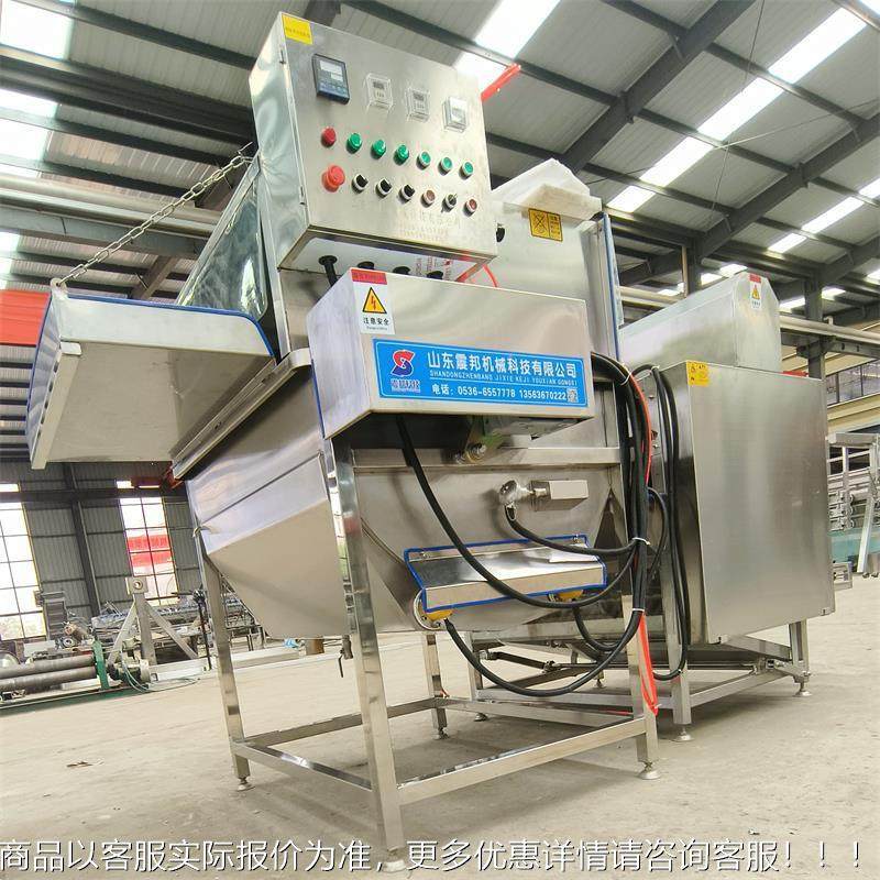 机械供应 不MPB锈钢卧脱式毛机加工 用全自动家禽屠宰流线水设备