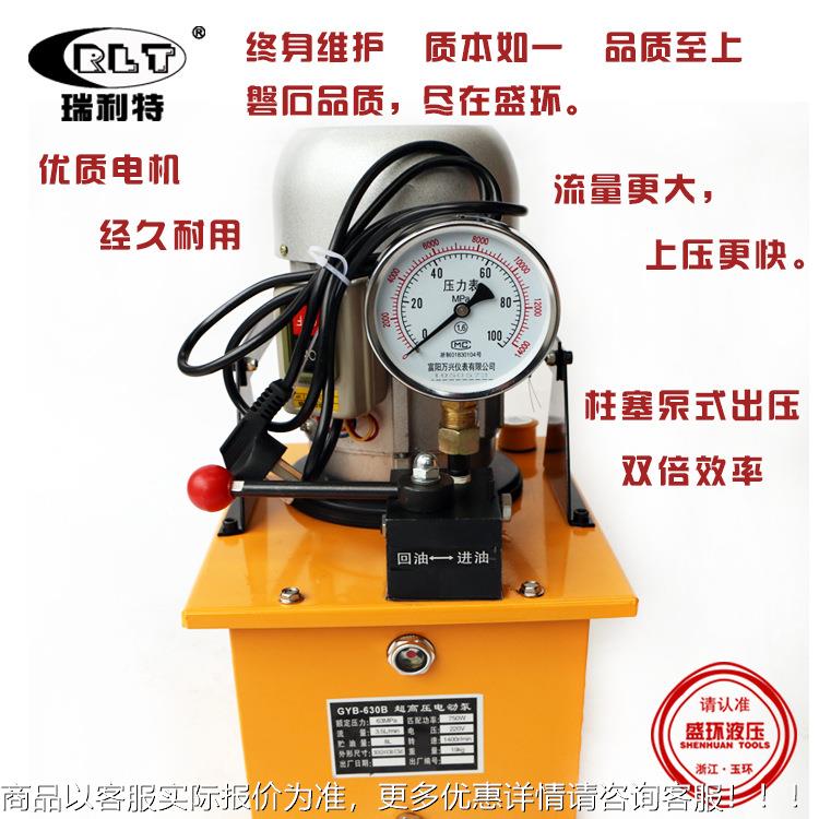 GYB60B手扳脚踏式超高压电动泵浦液压小泵-站3电动油泵GYB-63B型