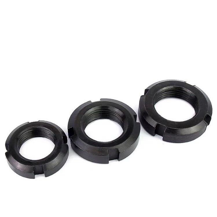 TBK74-M36/M39/M40/M42/M45/M48/M50/M72圆螺母45#钢淬火发黑