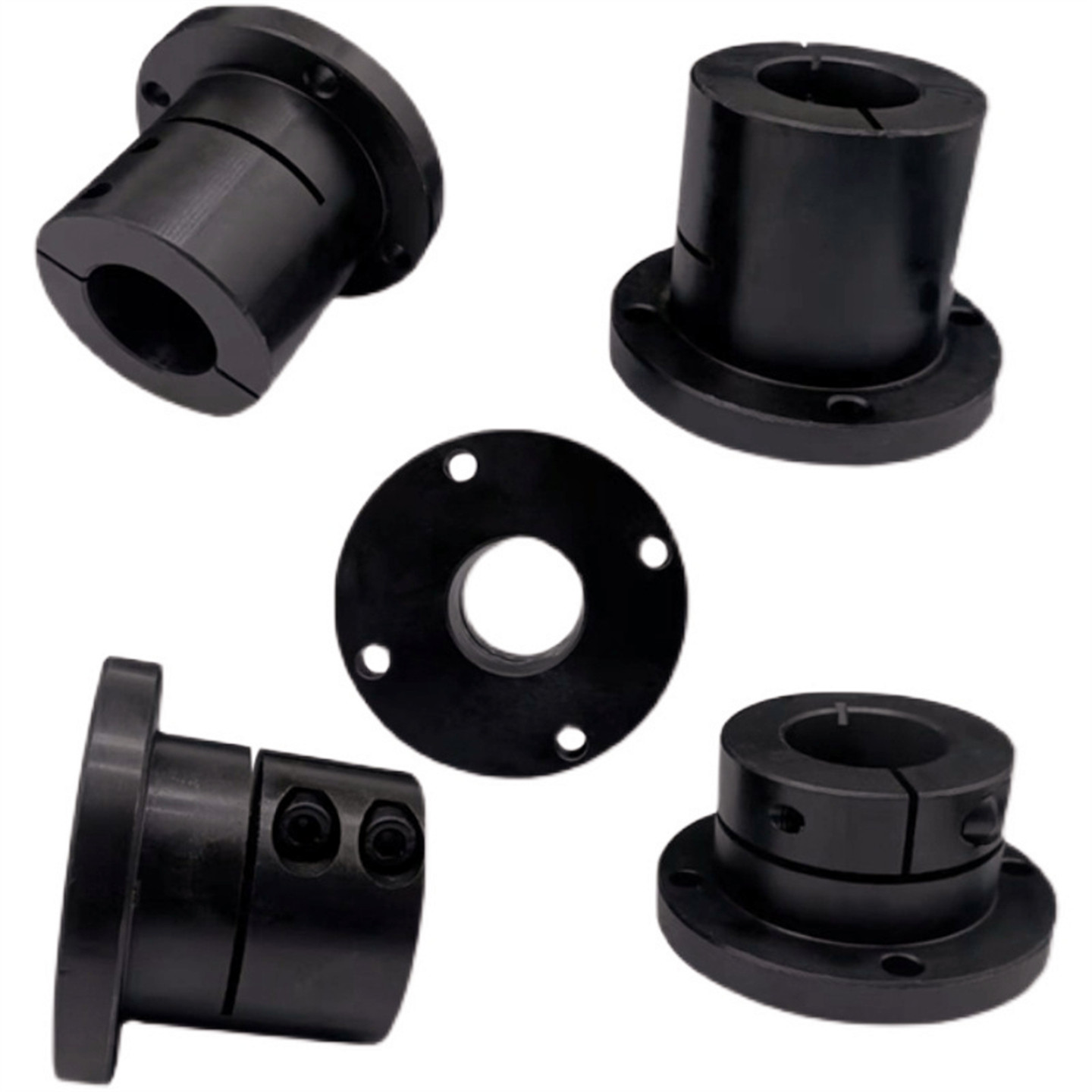 开口法兰型导向轴支座定位孔型GBR01/GBR02-D12 D16 D20 D25 D30