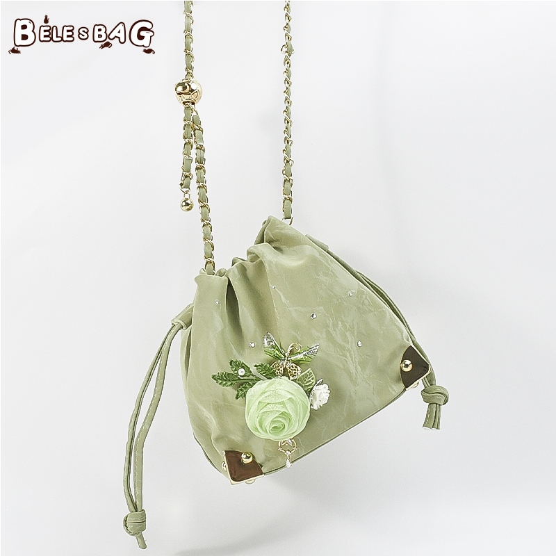 BELE2025新款原创设计自然之语单肩斜挎包女士时尚设计感小众包包