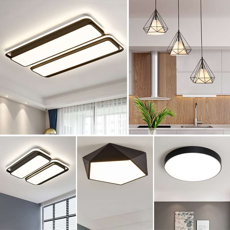 LED灯具现代简约2019年新款客厅灯大气家用led吸顶灯全屋套餐组合