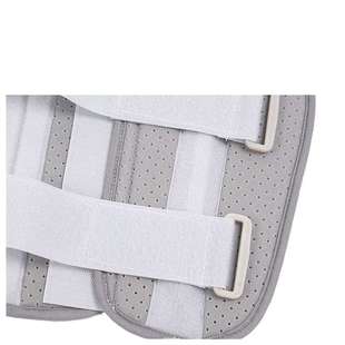 膝关节固定带膝部下肢固定带透气铝板固定膝关节固定套三片式