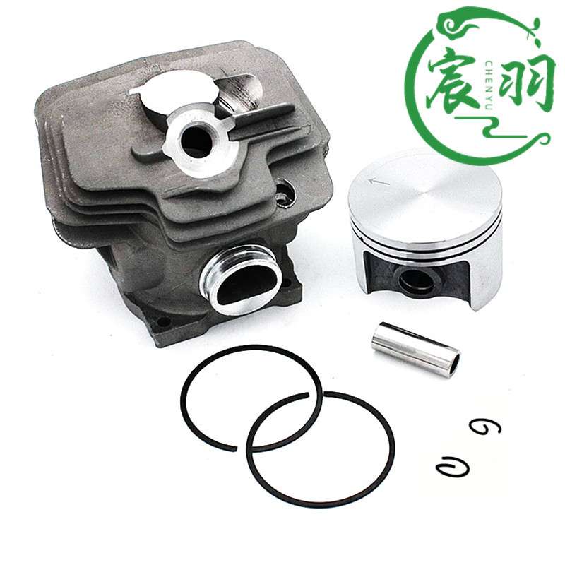 TS400气缸总成 缸体 缸套 活塞 滚针 消声器化油器纸垫缸垫49mm