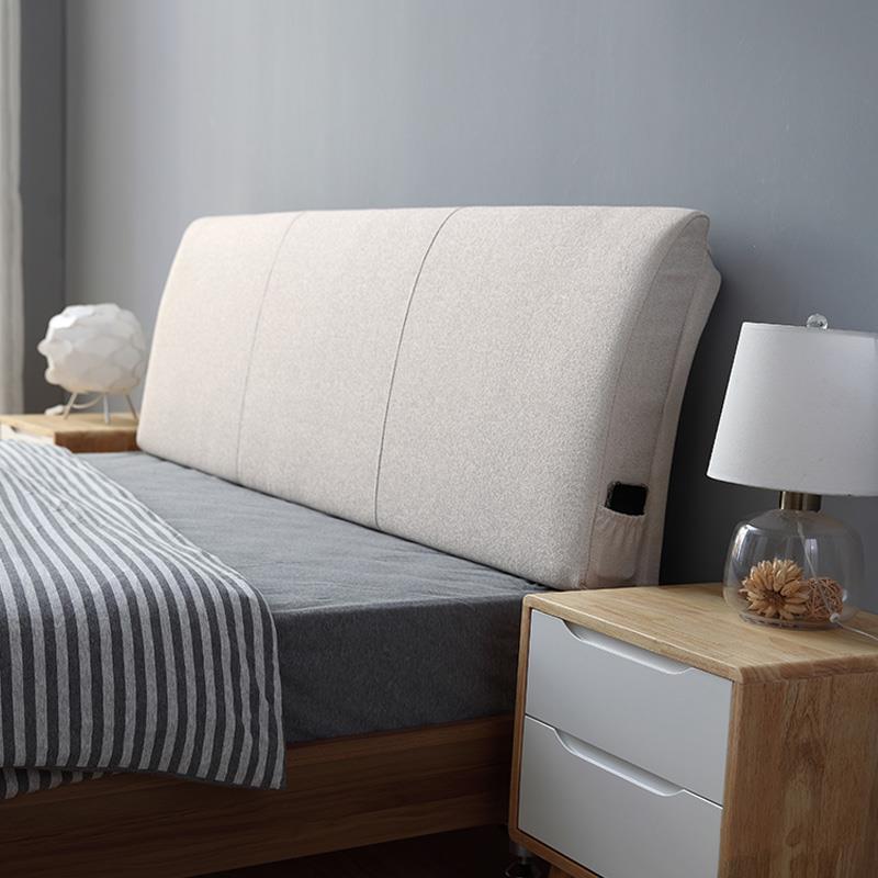 新疆包邮海绵看书无床头靠垫ins风北欧软包大靠背直接靠墙简约现