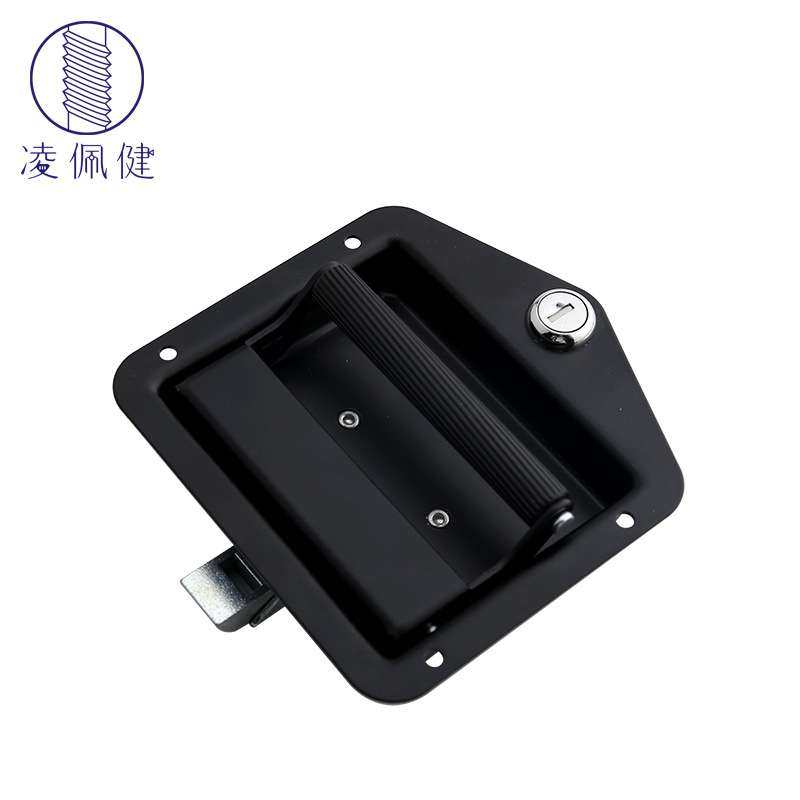 黑色拉手方形锁 厢式汽车房车平面锁拖车面板碰锁 集装箱门锁盒锁,基础建材,家具连接件,淘宝优惠券,粉丝福利购,淘宝优惠卷
