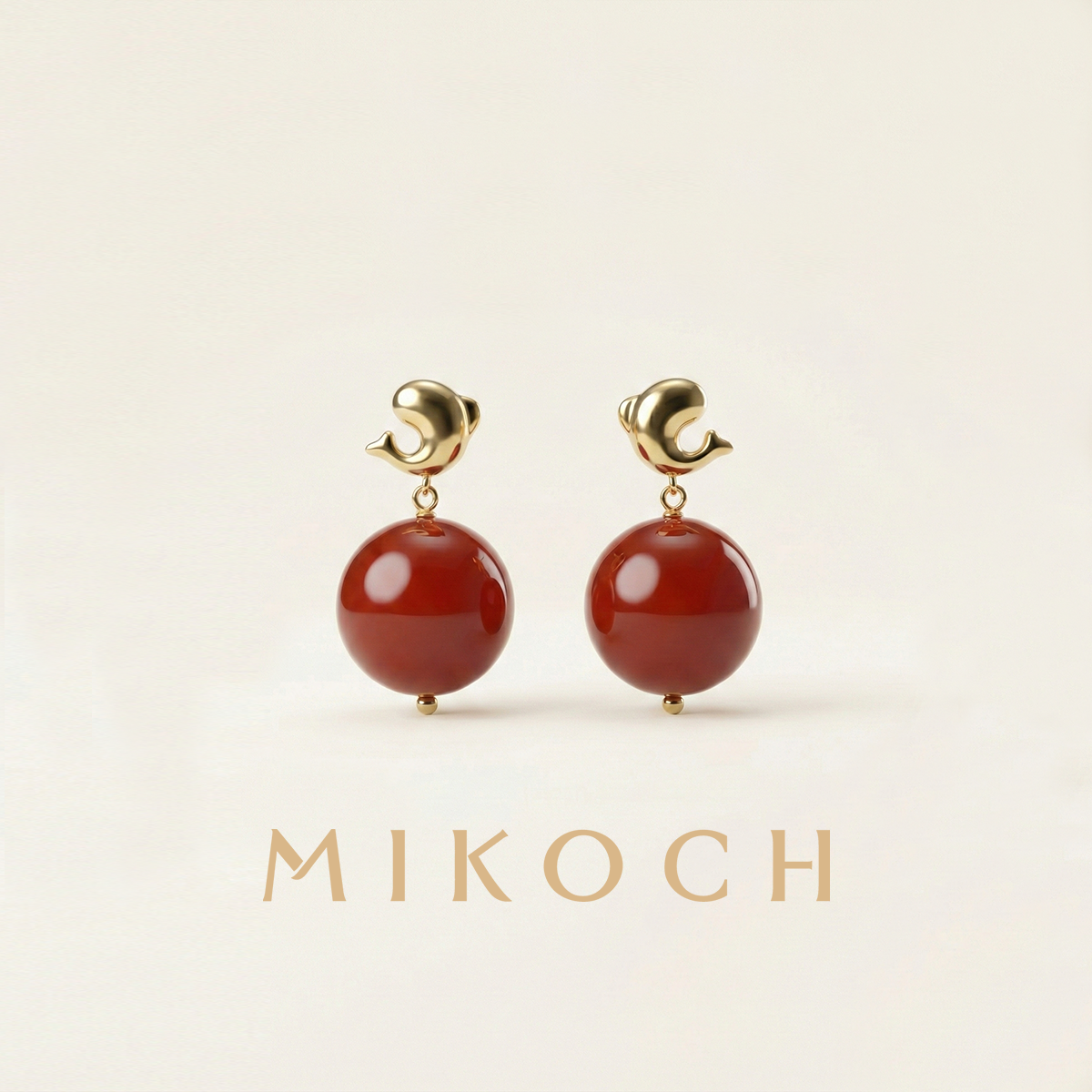 红玛瑙耳坠925银红鲤耳钉红色女新款本命年饰品高级感小众,饰品/流行首饰/时尚饰品新,耳钉,淘宝优惠券,粉丝福利购,淘宝优惠卷