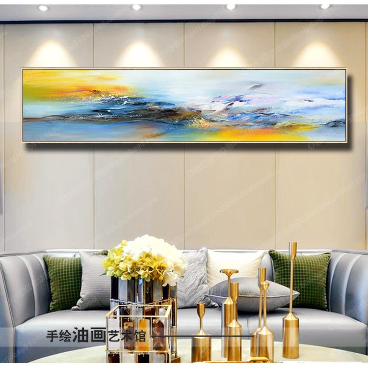 临摹赵无极抽象画 现代客厅简约装饰画卧室床头抽象挂画酒店壁画