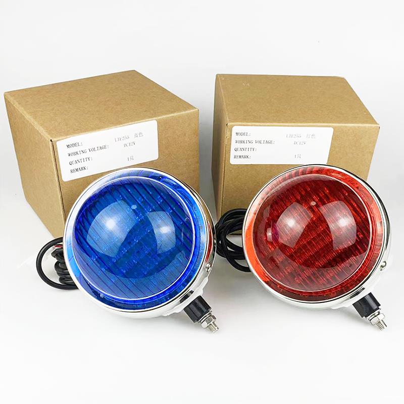 摩托车配件两线红蓝星际前圆灯控制器公务巡逻车前护杠警示爆闪灯