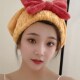 蝴蝶结加厚干发帽女超强吸水速干浴帽爱长短发洗头擦头干发巾
