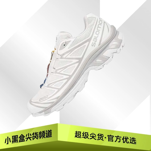 SALOMON萨洛蒙 XT-6 透气轻便运动休闲跑鞋 男女款 白色 412529
