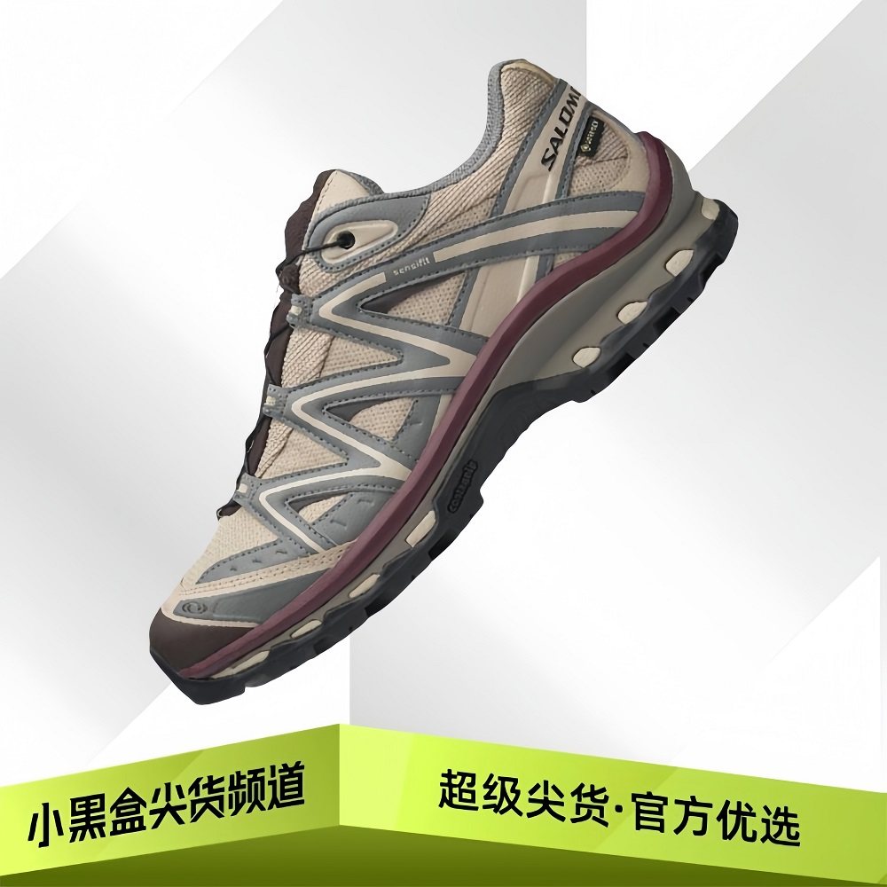 SALOMON萨洛蒙 XT-QUEST GTX  防水透气支撑 跑步鞋 棕灰491278图片