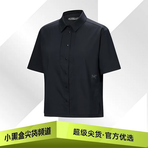 Arcteryx始祖鸟 Sima 刺绣Logo防晒轻薄衬衫短袖T恤 女款多色可选