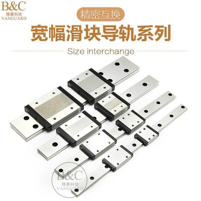 国产互换微型直线导轨薄型滑块滑轨MGW MGN7C 9C 12C 15C 9H 12H