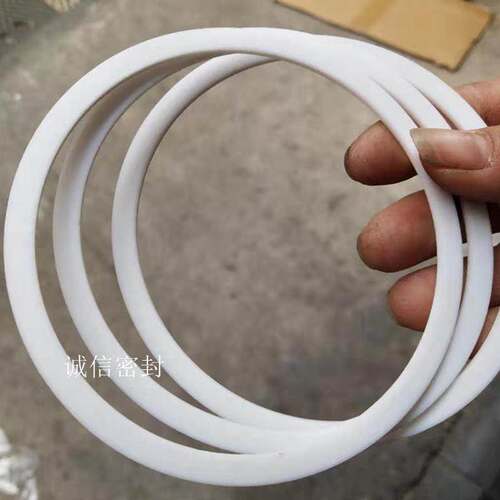耐高温白色四氟乙烯垫片.PTFE.高压垫片RF型法兰垫片.油缸密封垫.