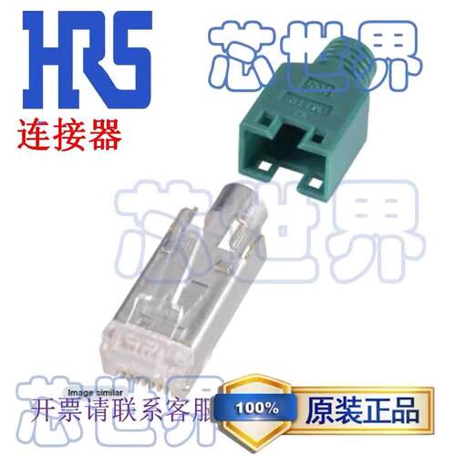 HRS8GN10G Connectors 8P M MODULAR PLG EMI STRAIGHT GRAY