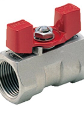 日本北泽KITZ蝶柄球阀UTKW家用开滋304不锈钢丝扣开关阀3/8 3分