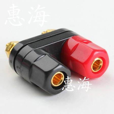 六角接线柱 4mm插孔 红黑连体接线柱 双排 音响接线柱 香蕉插座