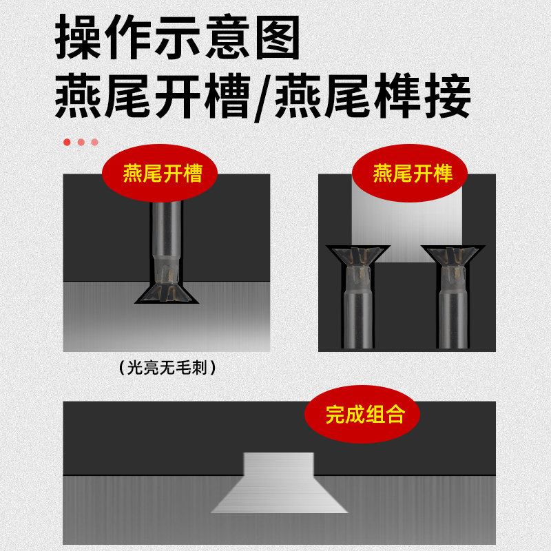 直柄燕尾槽铣刀45/60度钨钢16 20 25 30 50焊接YG8镶合金燕尾刀