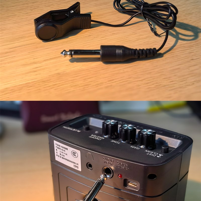 【秒变电箱款】拇指琴拾音器音箱外置电箱夹式手指琴扩音器外