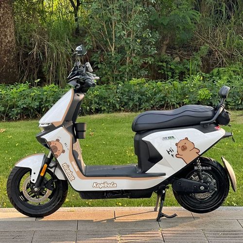 适用九号MzMIX加宽踏板电动车贴纸划痕MZ卡通防水耐晒装饰拉花