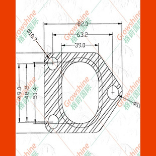 GT15 GT17V 搅拌运输车增压器垫片TB25 GT15V TDO4 GT25V TDO25