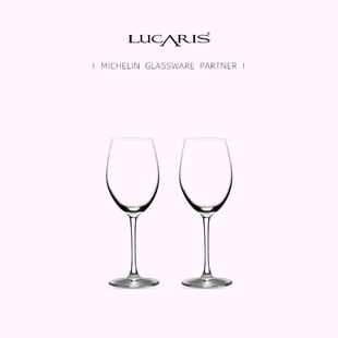 Lucaris曼谷祝福进口水晶玻璃红酒葡萄酒杯高脚杯香槟杯家用6只装