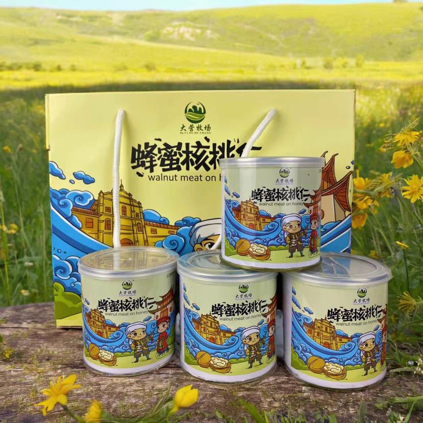 云南特产蜂蜜核桃仁大营牧场无添