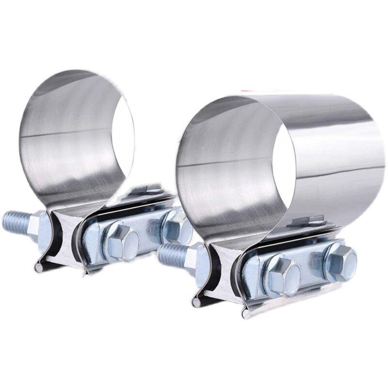 90-200永保汽车改装排气管卡箍不锈钢抱箍加厚加强固定夹箍尾喉