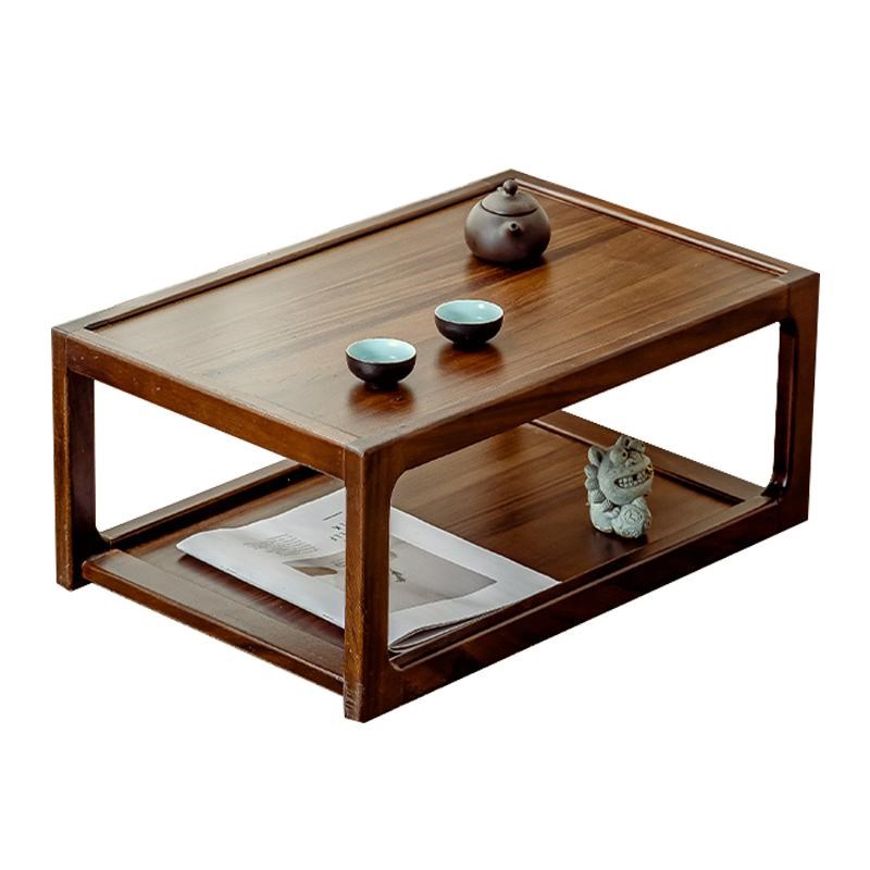 实木炕几胡桃木茶几罗汉床茶桌榻榻米炕几桌茶台客厅整装飘窗矮桌
