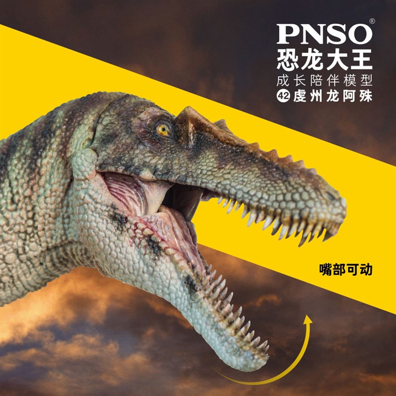 PNSO恐龙大王成长陪伴模型42X虔州龙阿殊