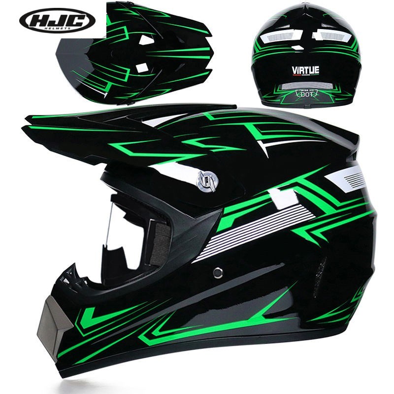 Hjc越野头盔电动自行车头盔男子越野拉力赛头盔山地下坡头盔女子