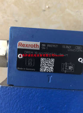 议价力士乐DREM10-61/200YG24-8K4M R901279577电磁阀