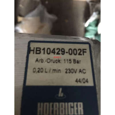 议价Pleiger HB10429-002F 115Bar 0.20L/min 230V
