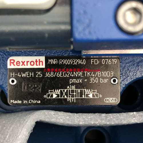 议价力士乐H-4WEH25J68/6EG24N9ETK4/B10D3 R900932940电液换向阀