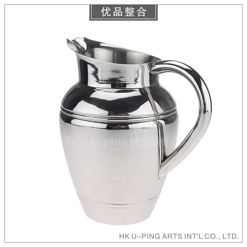 现代简约软装创意家居摆设样板房装饰摆件银色不锈钢壶CZ11-28