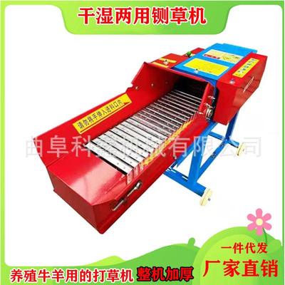 家用小型铡草粉碎揉丝机 自动进料红薯藤碎草机 秸秆切草机科鑫