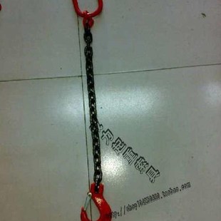 销吊钩链条可铁链起重链成吊厂双套Y具腿吊订制吊 吊环 挂钩索具