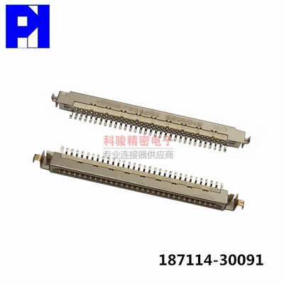 1.0间距30P板上型LVDS连接器187114-30091替代FI-X30SSLA-HF现货