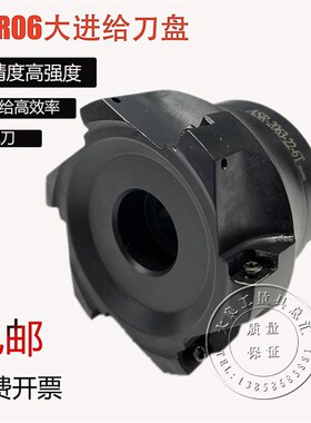 ASR06大给进铣刀盘数控刀盘EPNW0603N8 R2角面铣刀盘50 63