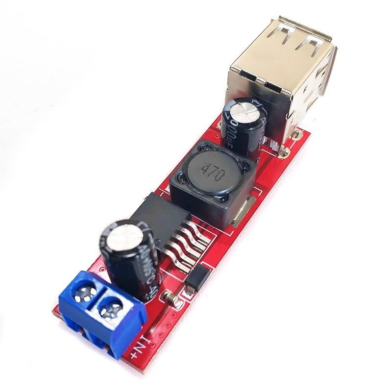 双USB输出9V/12V/24V/36V转5VDCDC车载充电3A降压稳压模块