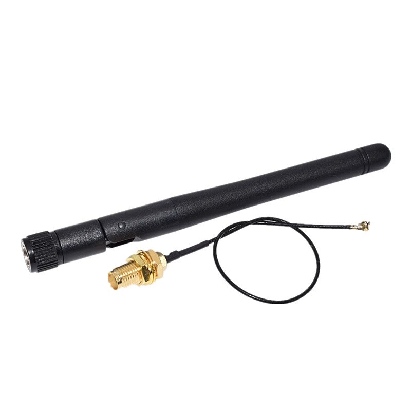 2.4G WIFI模块用 IPEX转SMA母外置天线转接头,配SMA公头天线