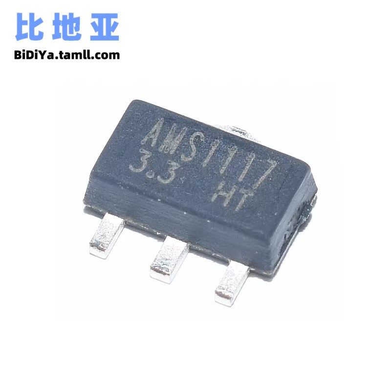 AMS1117-1.2 1.8 3.3V 5.0V ADJ 5V 线性稳压电源IC 贴片 SOT-89